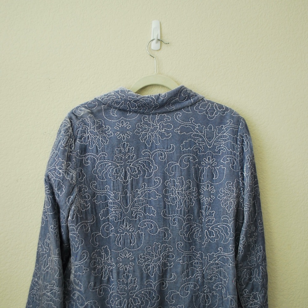 J Jill velvet jacket blazer -- size L - Picture 5 of 6